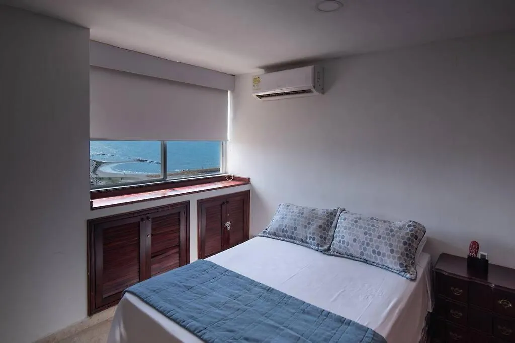 Acogedor Apartaestudio Excelente Ubicacion Y Hermosa Vista Cartagena Apartment
