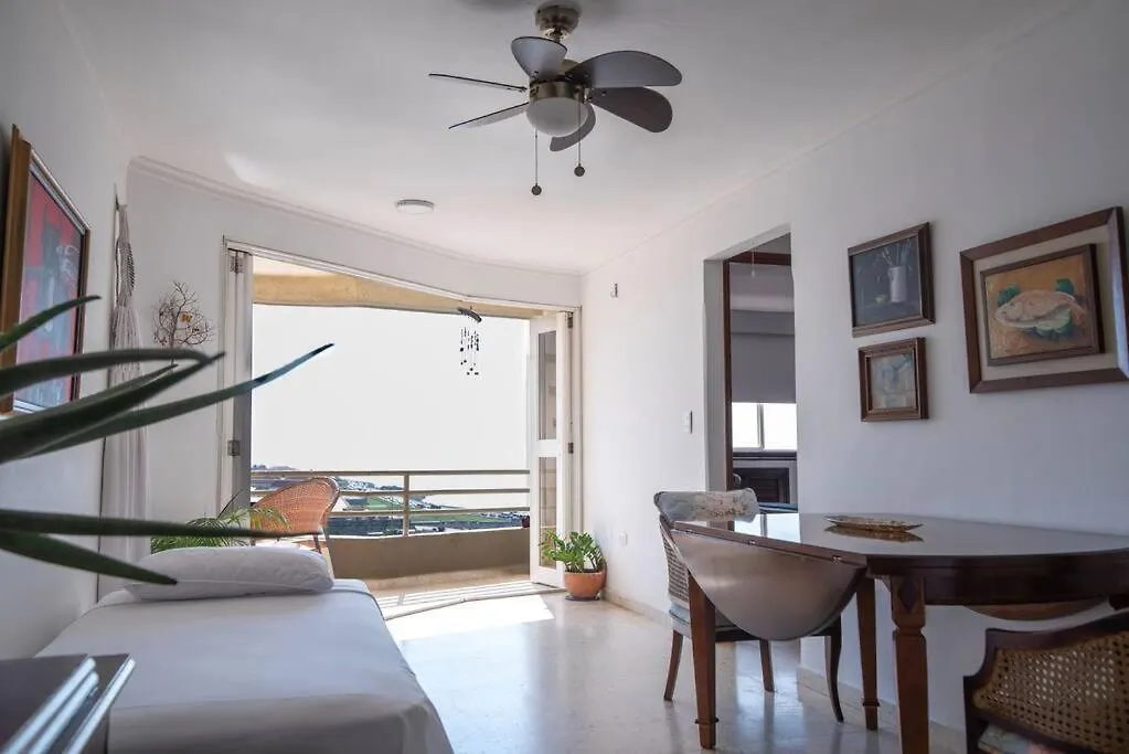 Acogedor Apartaestudio Excelente Ubicacion Y Hermosa Vista Cartagena Colombia